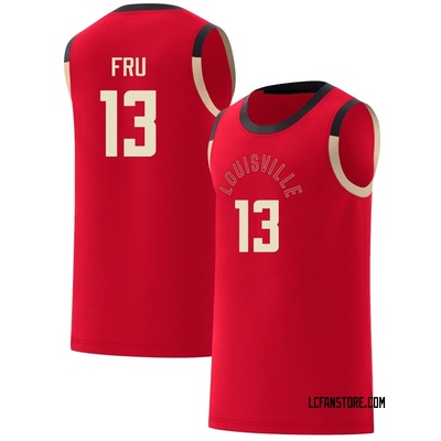 Men's Sananda Fru Louisville Cardinals Replica Red Celebrating Culture Basketball Jersey - Black