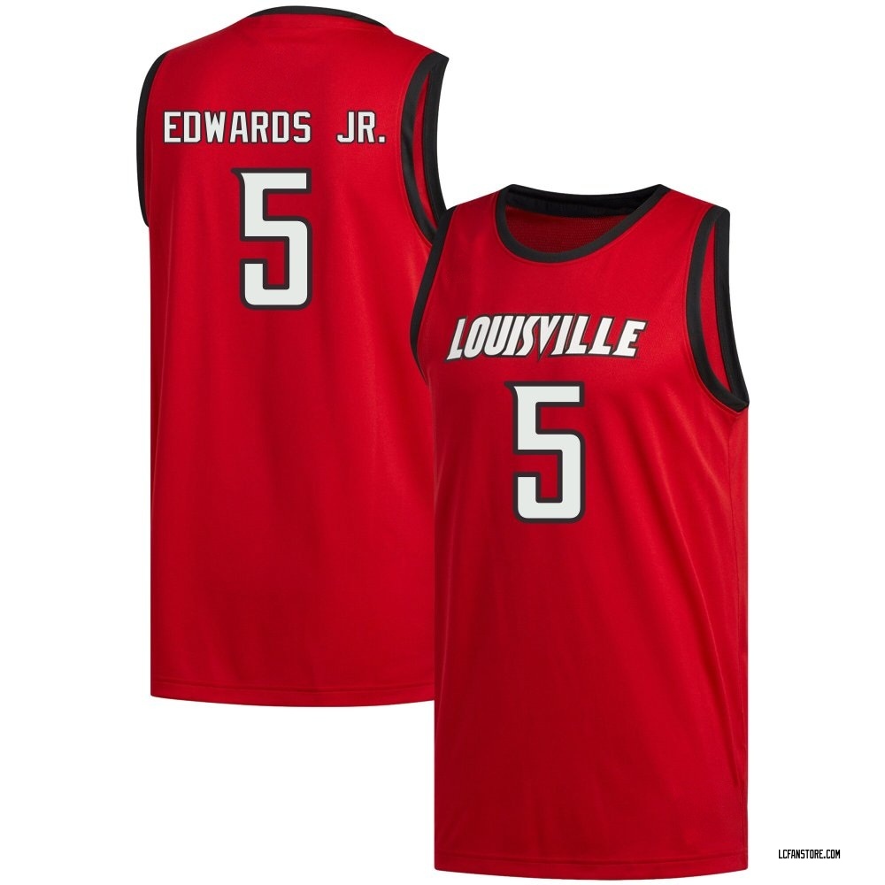 Men's Terrence Edwards Jr. Louisville Cardinals Replica Basketball Jersey - Red