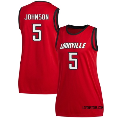 Women's London Johnson Louisville Cardinals Replica Basketball Jersey - Red