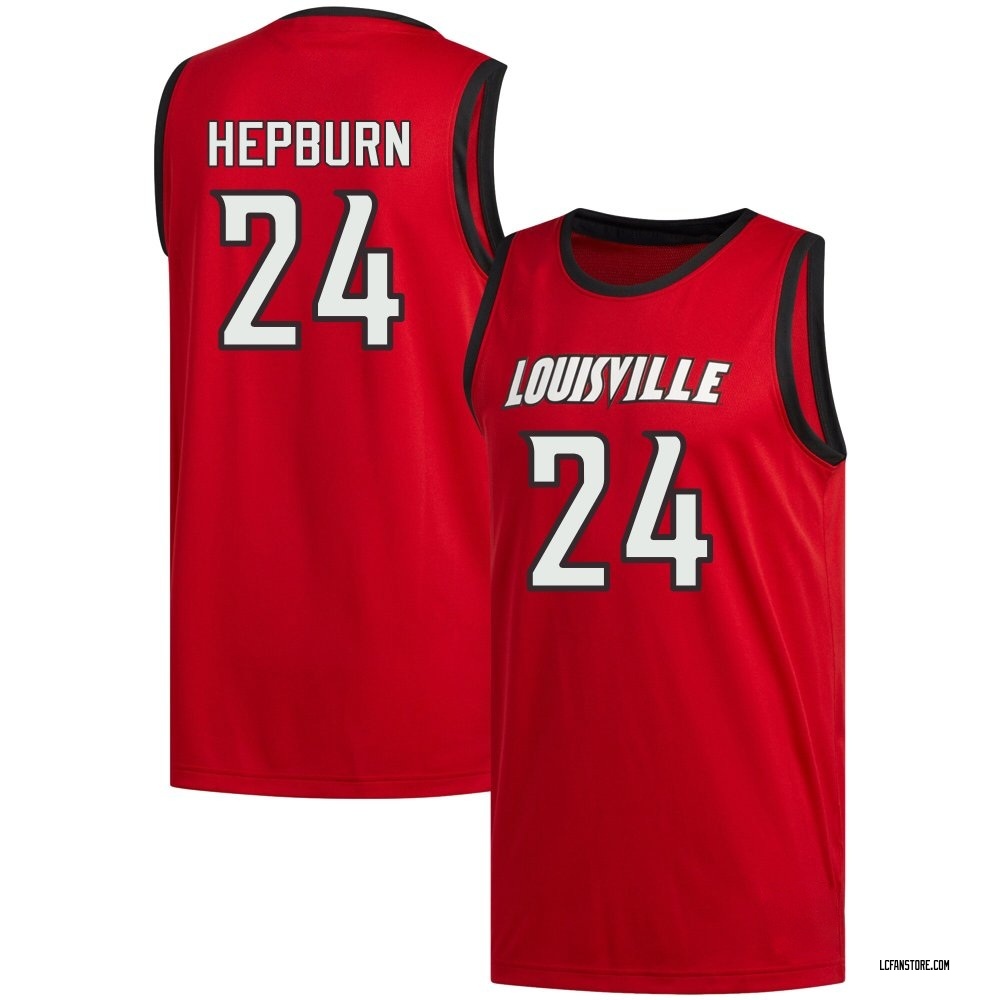 Youth Chucky Hepburn Louisville Cardinals Replica Basketball Jersey - Red