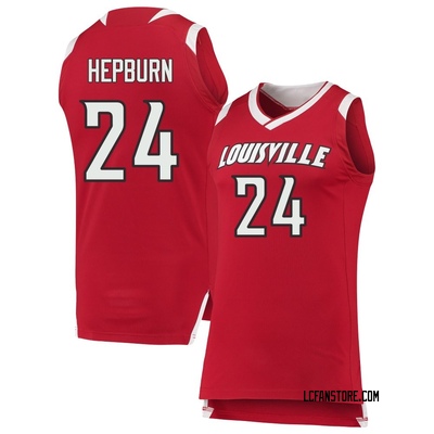 Youth Chucky Hepburn Louisville Cardinals Replica Red/ Chase Basketball Jersey - White
