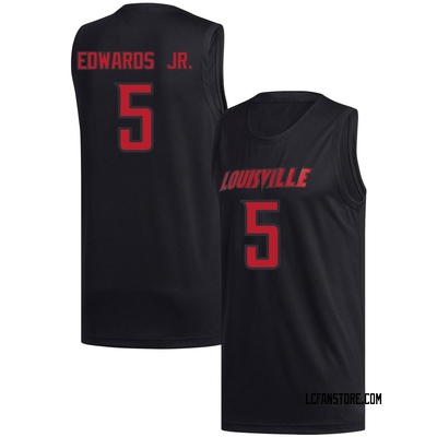 Youth Terrence Edwards Jr. Louisville Cardinals Replica Basketball Jersey - Black