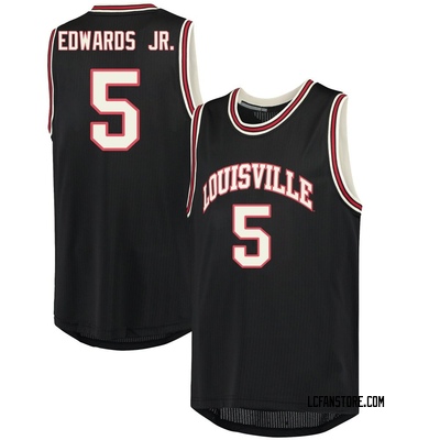 Youth Terrence Edwards Jr. Louisville Cardinals Replica Hardwood Event Basketball Jersey - Black